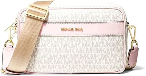 pink michael kors jet set crossbody|Michael Kors vanilla jet set.